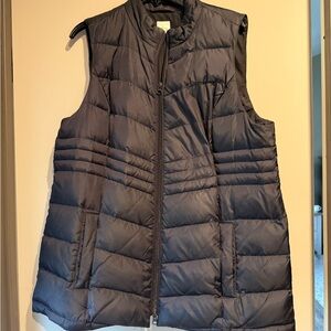 J. Jill Quilted Puffer Vest in black